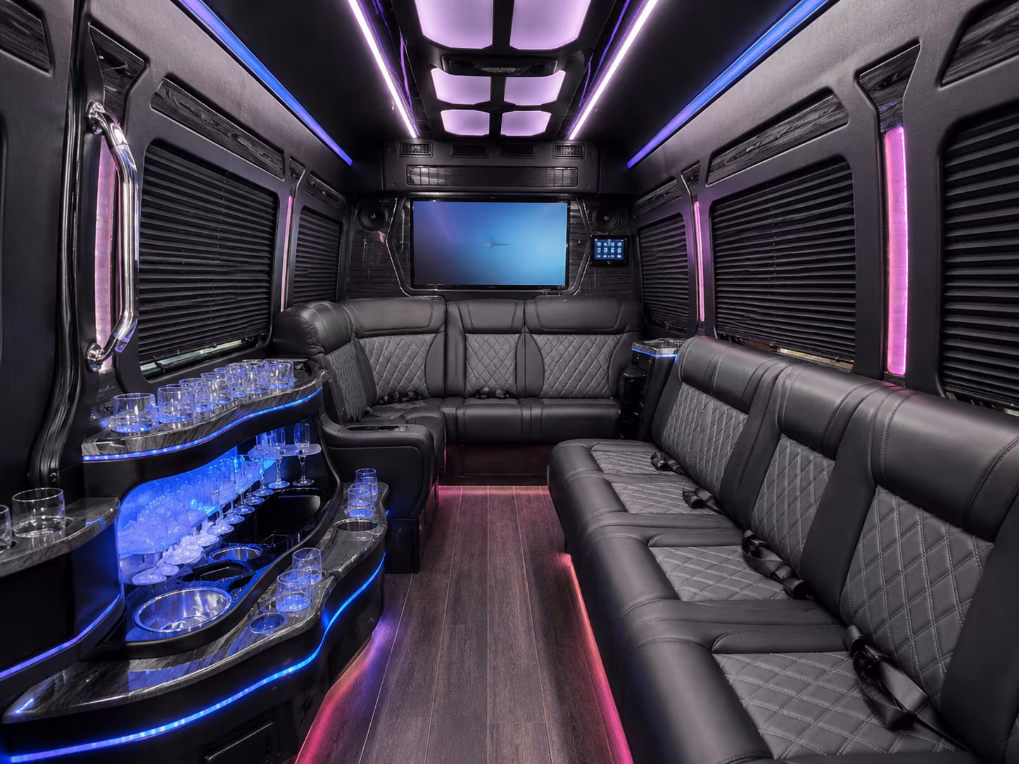hotel to venue shuttle buses for shelby corporate gatherings