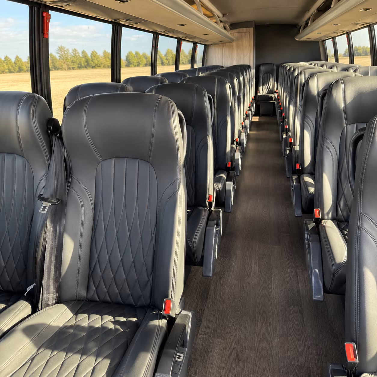 minibus shuttle service for shelby area business parks and office campuses