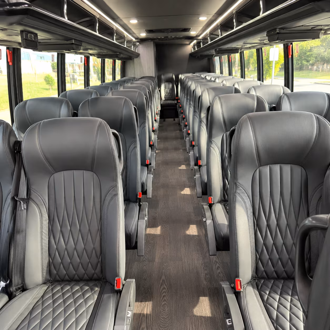 shelby 30 passenger minibus inside