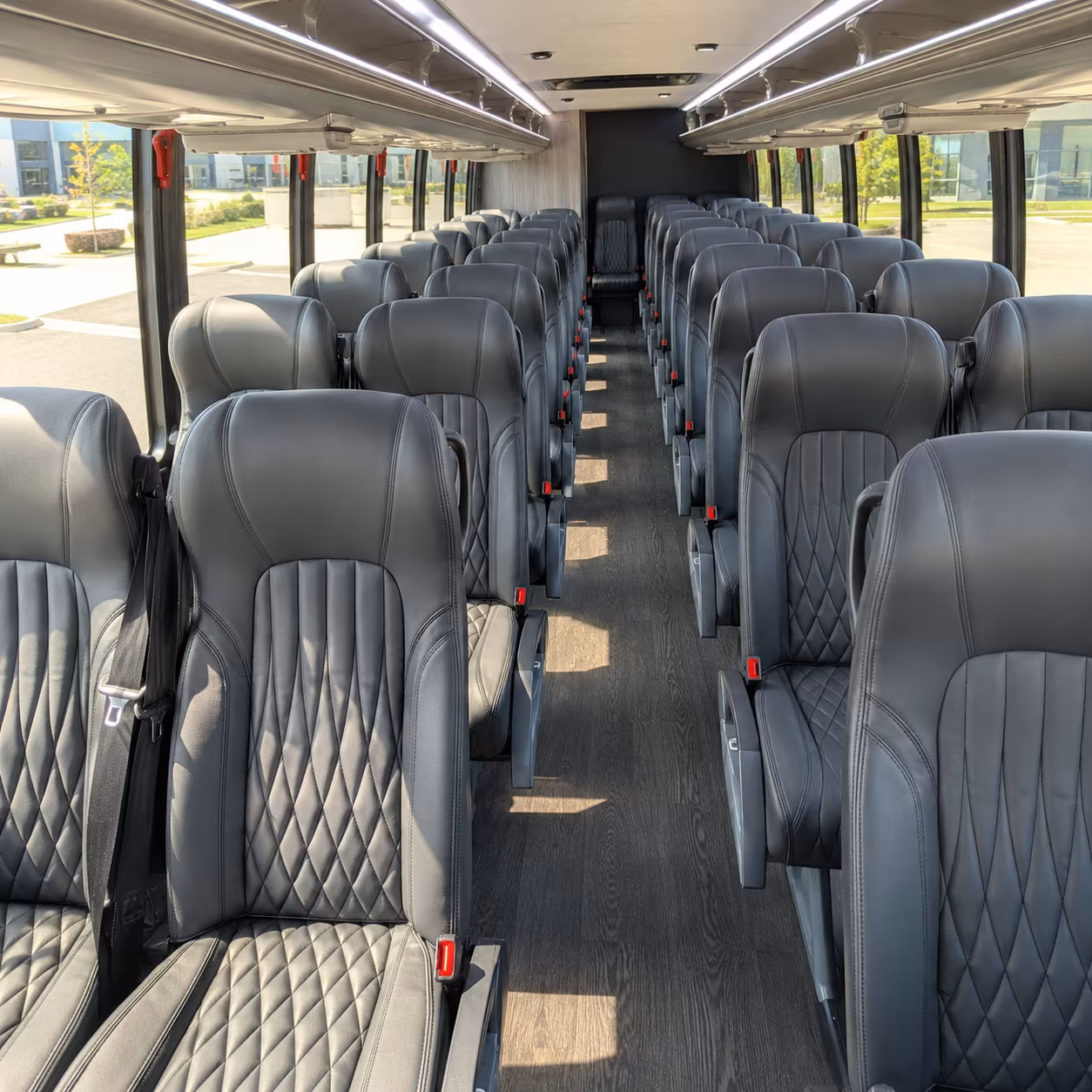 shelby 30 passenger minibus interior