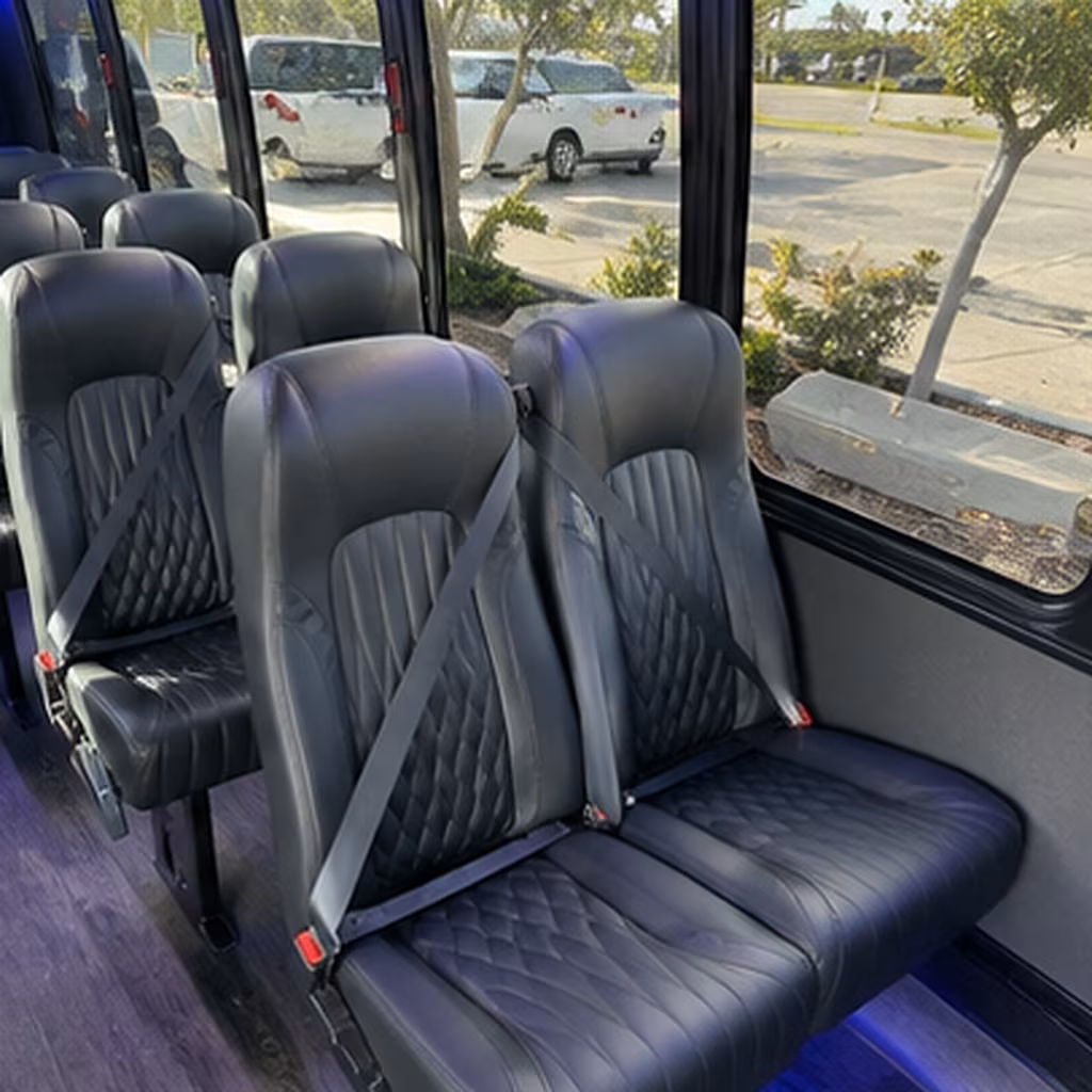 shelby 35 passenger minibus inside
