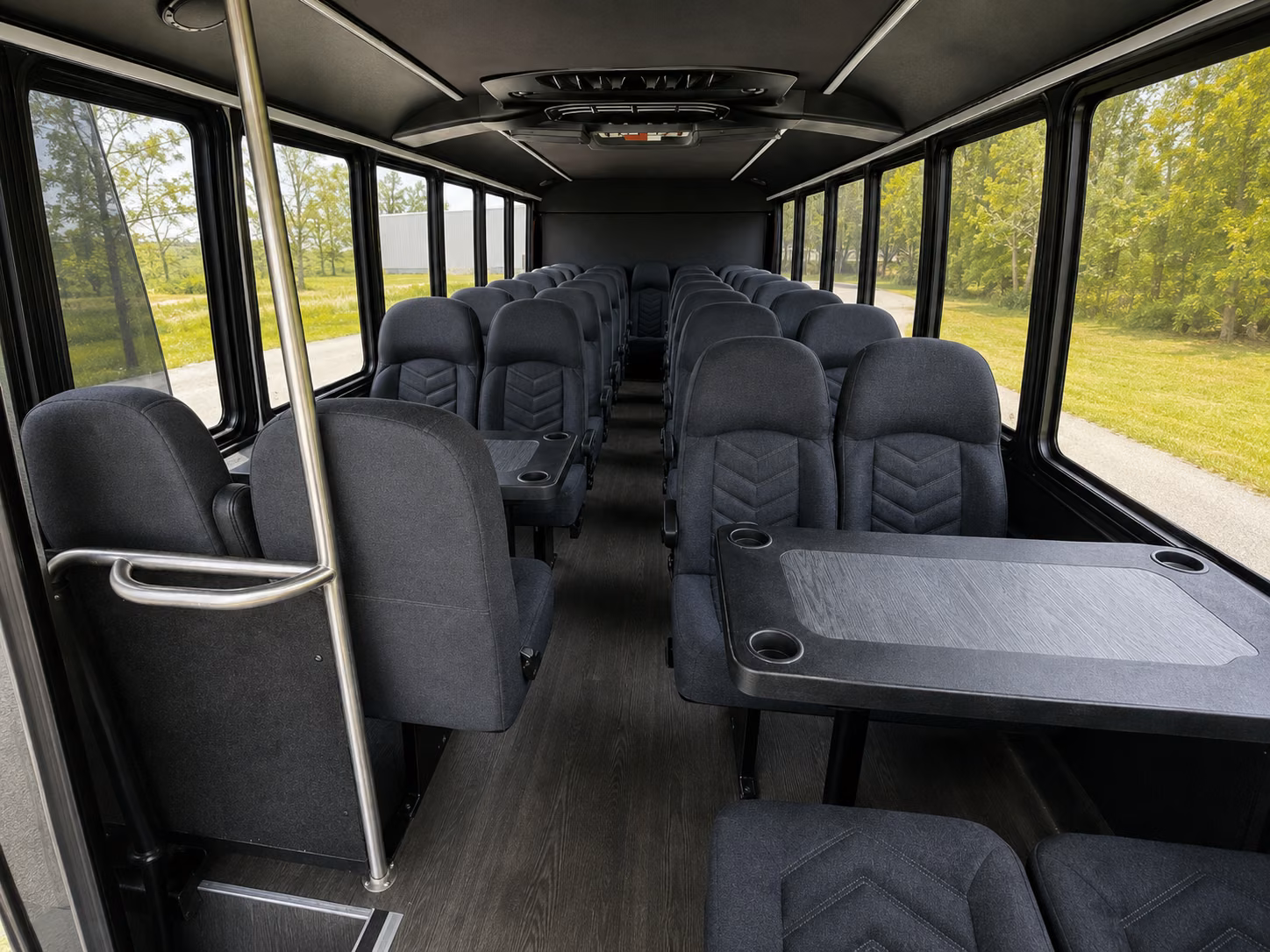 shelby airport transportation onboard seating