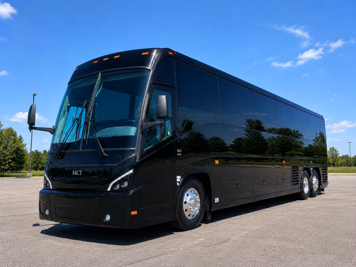 shelby michigan charter bus rentals for long trips down to grand rapids and detroit