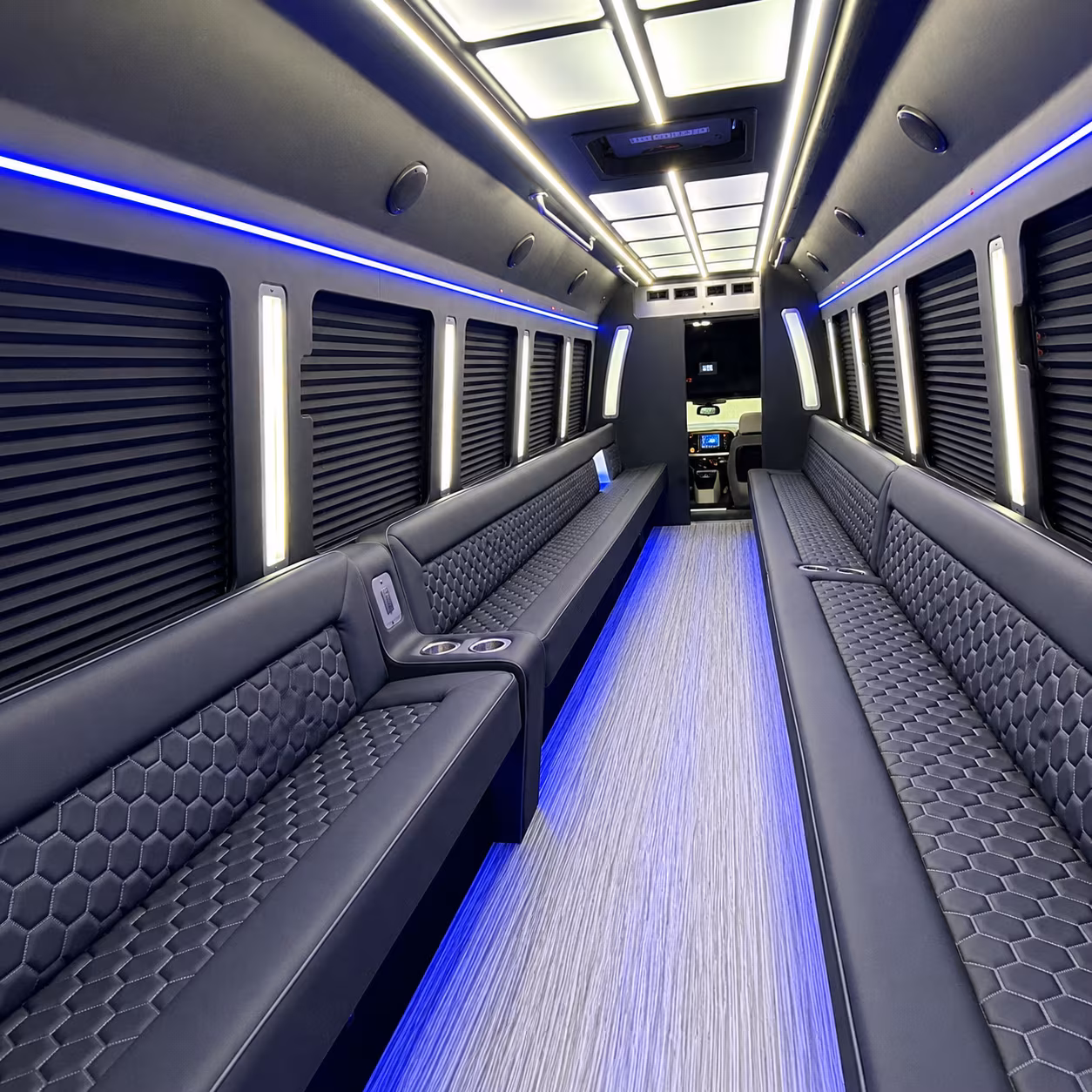 shelby party bus inside