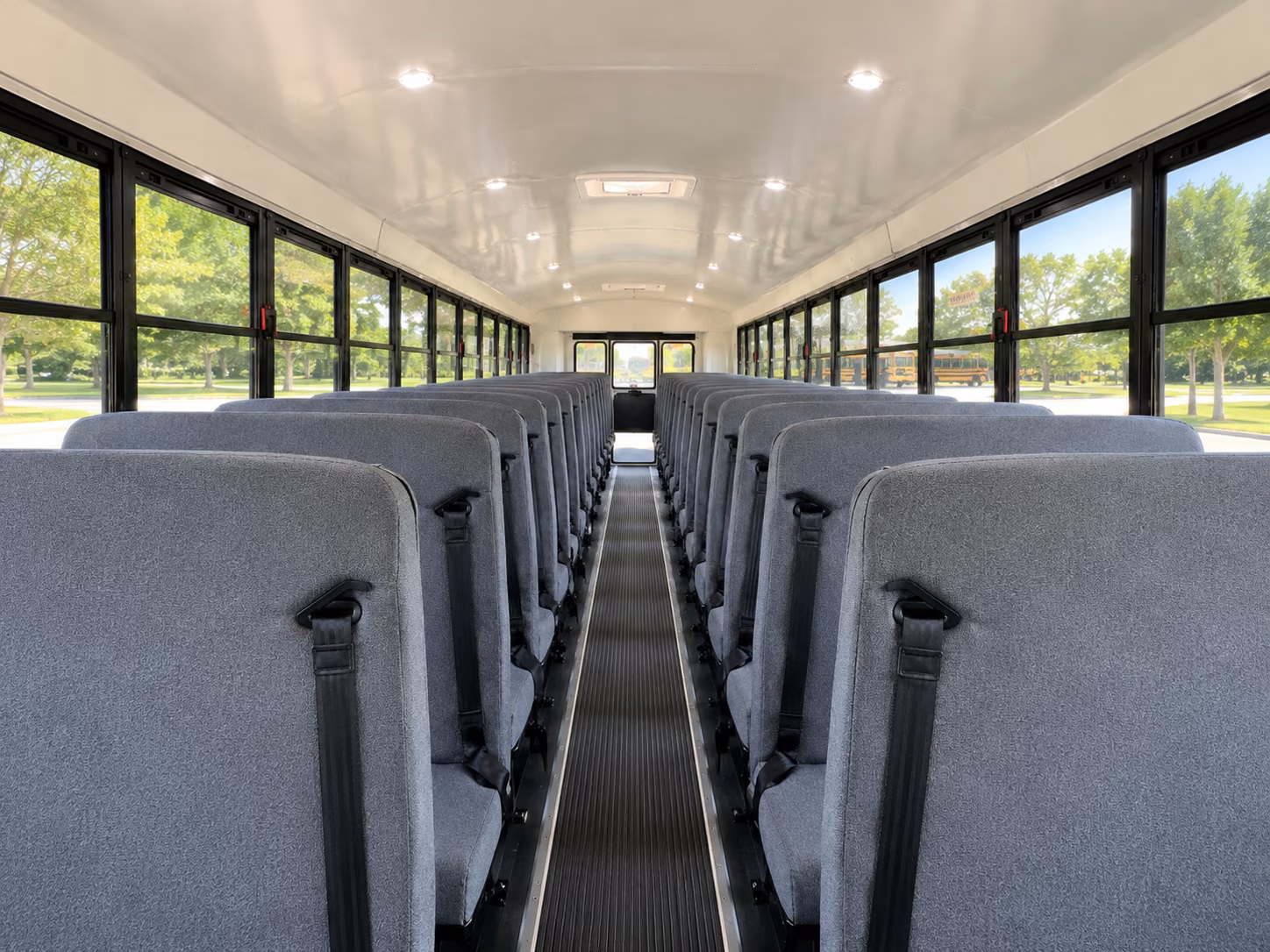 shelby school bus inside