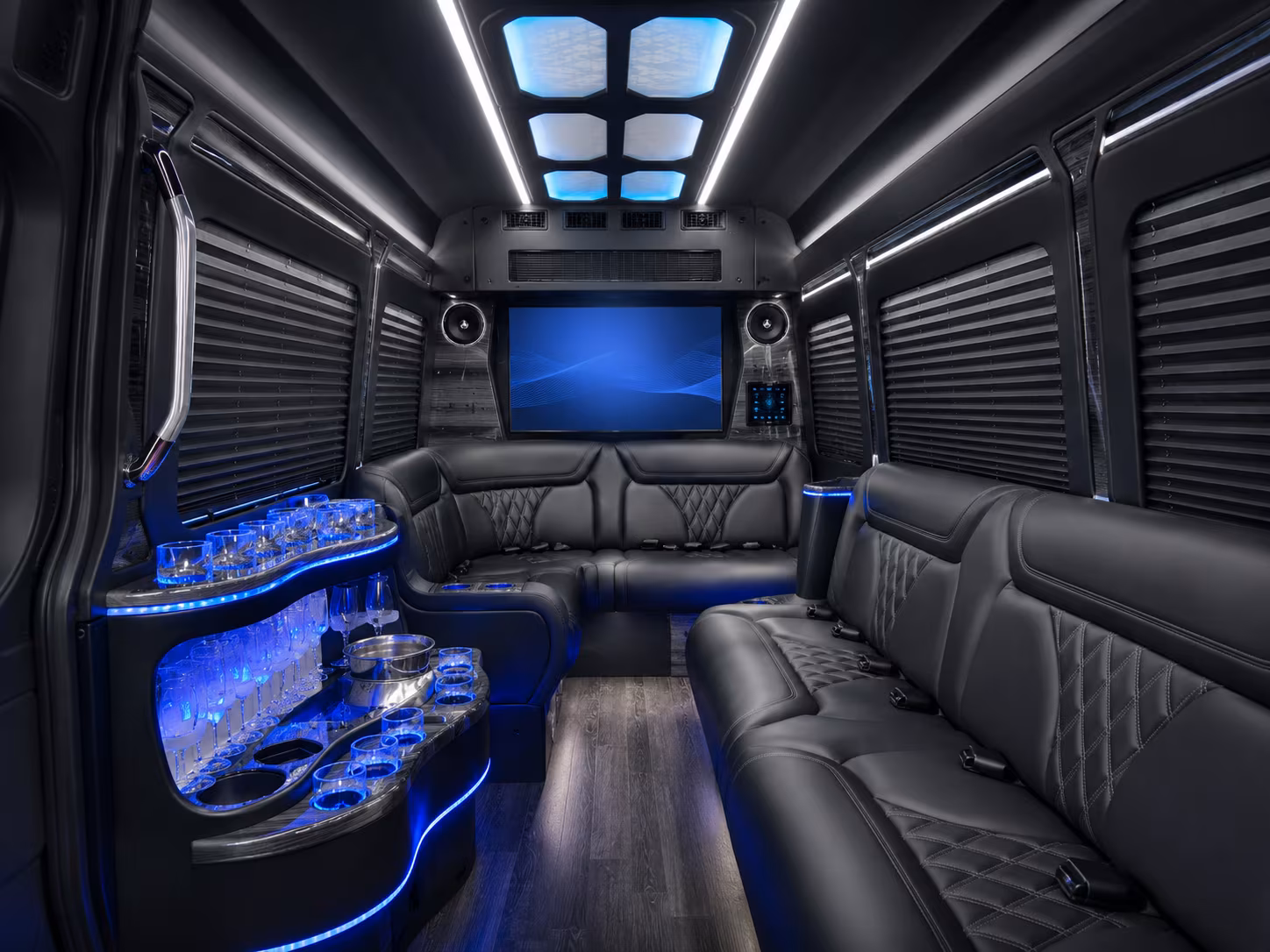 shelby sporting event transportation onboard seating