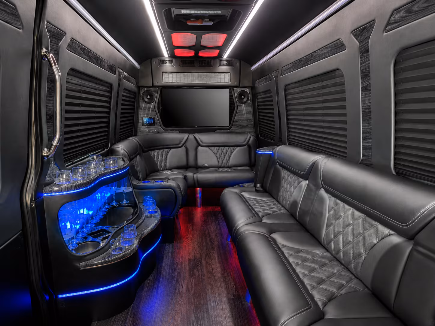 shelby sprinter limousine inside