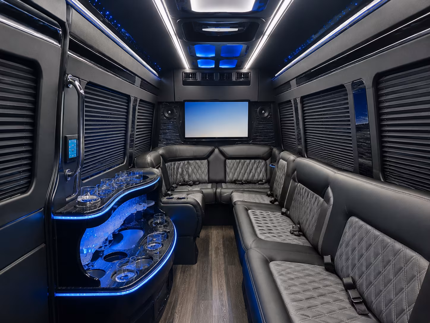 shelby sprinter limousine interior