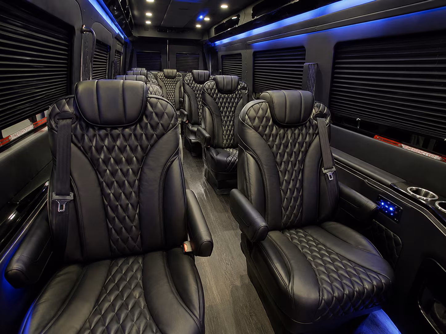 shelby sprinter van with driver interior